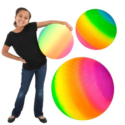 Rhode Island Novelty 16 Inch Rainbow Playground Ball