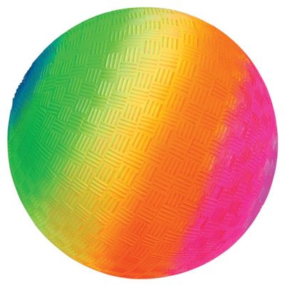 U.S. Toy GS830 Rainbow PVC Playground Balls, 5"