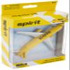 Daron Toy Airplane  Spirit Airlines  Die-Cast Metal Model Airplane Toy with Plastic Parts for Kids Ages 3+ view 4