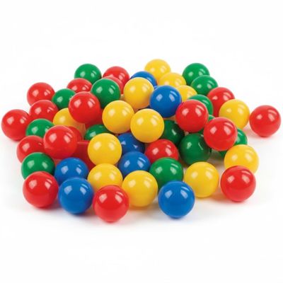 Fun Express Ball Pit Balls (100 Pack) Assorted Colors