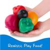 38 PCS Fruits and Vegetables Shopping Basket Play Food Plastic Toys Set, Healthy Farmer's Market Grocery Educational Pretend Play Set for Kids view 2
