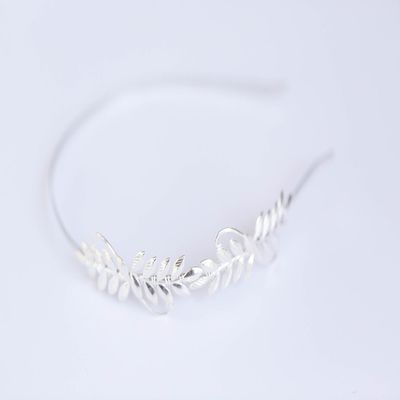 Little Laurels - A Silver Leaf Headband