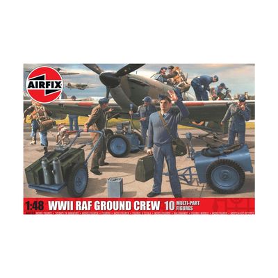 Airfix A04702 RAF Ground Crew Plastic Multi-Part Figures (1:48th Scale) []