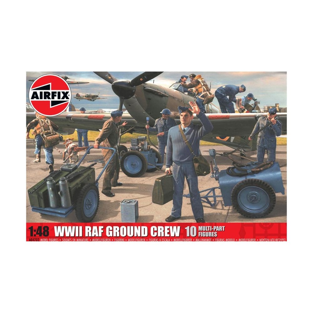 Airfix A04702 RAF Ground Crew Plastic Multi-Part Figures (1:48th Scale) []