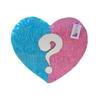 APINATA4U Heart Shaped Gender Reveal Pinata - Valentine's Day Party Decor | What Will Our Valentine Be? | Perfect for Gender Reveal Celebrations, Baby Showers & Romantic Events! view 1