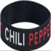 Rock Off Trade Rhcp Logo Gummy Band view 1