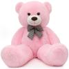 MorisMos Pink Giant Teddy Bear 4 Feet, Lovely 47inch Classic Stuffed Animals Plush, Daughter Girlfriend Birthday Gift for Lover, Party Favor view 1
