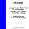 Long-Term Behavior of Micropiles Subject to Cyclic Axial Loading view 1