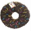 16" Brown Color Chocolate Doughnut Pinata With Sprinkles Donut Grow Up Party Sweets Themed Birthday Doughnut Themed Birthday Kids Teens Party view 1