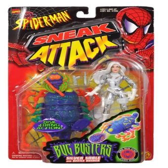 Silver Sable & Beetle Basher by ToyBiz