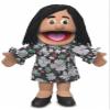 14" Maria, Hispanic Mom/Teacher, Hand Puppet view 1