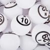 MR CHIPS Professional Bingo Balls 1.5" (38mm), White Single Number, Ping Pong Style Replacement Balls for Manual Bingo Cages & Blower Machines view 1