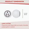 MR CHIPS Professional Bingo Balls 1.5" (38mm), White Single Number, Ping Pong Style Replacement Balls for Manual Bingo Cages & Blower Machines view 2