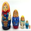 BuyRussianGifts Family Traditional Matryoshka Doll Hand Painted Nesting Dolls Set Small Dolls 3 inch Tall view 2