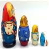 BuyRussianGifts Family Traditional Matryoshka Doll Hand Painted Nesting Dolls Set Small Dolls 3 inch Tall view 3