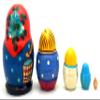 BuyRussianGifts Family Traditional Matryoshka Doll Hand Painted Nesting Dolls Set Small Dolls 3 inch Tall view 4