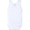 babidu babidoxu Sleeveless Body, Teddy Bear Pattern Openwork Knit Under Wear 1115 White view 2