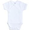 babidu babidoxu Short Sleeve Open Front Body, Teddy Bear Pattern Openwork Knit Under Wear 1156 White view 1