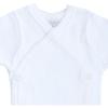 babidu babidoxu Short Sleeve Open Front Body, Teddy Bear Pattern Openwork Knit Under Wear 1156 White view 3