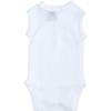 babidu babidoxu Sleeveless Open Front Body, Teddy Bear Pattern Openwork Knit Under Wear 1151 White view 1