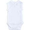 babidu babidoxu Sleeveless Open Front Body, Teddy Bear Pattern Openwork Knit Under Wear 1151 White view 2