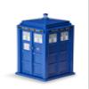 Doctor Who Electronic Tardis Talking Money Bank - Features Speech & Sound Effects, Flashing Lantern Light & Opening Front Doors - Deposit Coin Inside Police Box - Bigger On The Inside! view 1