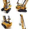 Tipmant Children Alloy Die-cast Car Model Toy Excavator Truck Digging Cable Engineering Vehicle Tower Crane Collection Gift for Kids Scale: 1:87 view 4