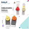 BABY K Baby Rattle Socks & Wrist Toys (Set C) - Newborn Toys for Baby Boy or Girl - Brain Development Infant Toys - Hand and Foot Rattles Suitable for 0-3, 3-6, 6-12 Months Babies view 2