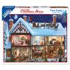 White Mountain Christmas House Jigsaw Puzzle Christmas Puzzles 1000 Pieces for Adults and Families view 2