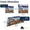 White Mountain Christmas House Jigsaw Puzzle Christmas Puzzles 1000 Pieces for Adults and Families view 3