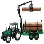 Joal 254 Model Tractor - Valtra Forestry Tractor with Crane by Joal