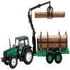 Joal 254 Model Tractor - Valtra Forestry Tractor with Crane by Joal view 1