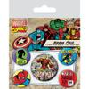 Pyramid International Marvel Retro Iron Man Badge, Multi-Colour, 10 x 12.5 x 1.3 cm view 2