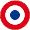 Roundel France Flat Back view 1