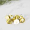Andaz Press Personalized Chocolate Drop Labels Trio, Metallic Gold Ink, Happy Birthday, 216-Pack, Fits Kisses, Custom Made Any Name, Not Gold Foil, Gold Stationery, Invitations, Decorations view 2