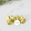 Andaz Press Personalized Chocolate Drop Labels Trio, Metallic Gold Ink, Sweet 16 Birthday, 216-Pack, Fits Kisses, Custom Made Any Name view 2