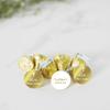 Andaz Press Personalized Chocolate Drop Labels Trio, Metallic Gold Ink, Baptism, 216-Pack, Fits Kisses, Custom Made Any Name, Not Gold Foil, Decor Decorations Stationery view 2