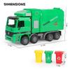 Liberty Imports Kids 14" Garbage Truck Toy, Large Friction Powered Sanitation Waste Management Truck Play Vehicle with Side Loading and Back Dump view 4