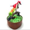 Az Import & Trading BC507E Singing & Chirping Bird in Cage - Realistic Sounds & Movements Red - 10.5 x 7 in. view 3