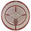 11.6" Oval Shape 4 Tracks Continuous Cribbage Board/Box Bloodwood/Maple + Score Marking Fields for Skunks, Corners, Won Games, High Hand & Points view 3