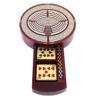 11.6" Oval Shape 4 Tracks Continuous Cribbage Board/Box Bloodwood/Maple + Score Marking Fields for Skunks, Corners, Won Games, High Hand & Points view 4