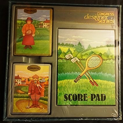 Congress Designer series -- 2 card decks and score pad