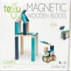 42 Piece Tegu Magnetic Wooden Block Set, Blues, 1-99 years old view 1