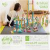 42 Piece Tegu Magnetic Wooden Block Set, Blues, 1-99 years old view 2