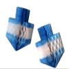 3-piece Hanukkah Garland & Dreidel Decoration Set - One 12 Foot Garland and Two 11 Inch Dreidels (Blue/White) view 4
