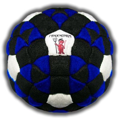 Pandemonium Footbag Kraken 152 Panels Hacky Sack pro Bag Sand & Iron weigthed at 60g