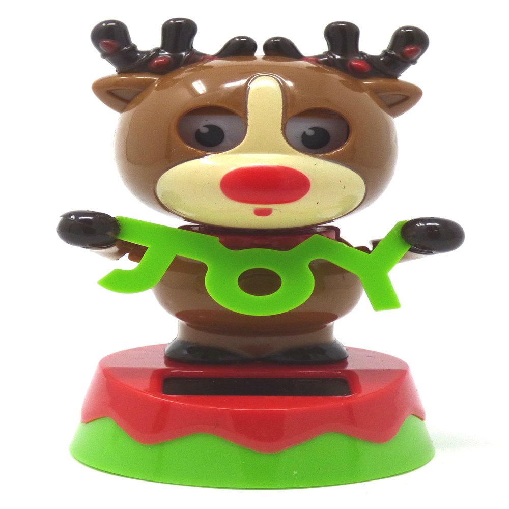 Solar Powered Dancing ~ REINDEER (with Blinking Eyes) ~ 2015