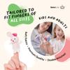 20-Piece Story Time Finger Puppets Set - Cloth Velvet Puppets - 14 Animals and 6 People Family Members view 3