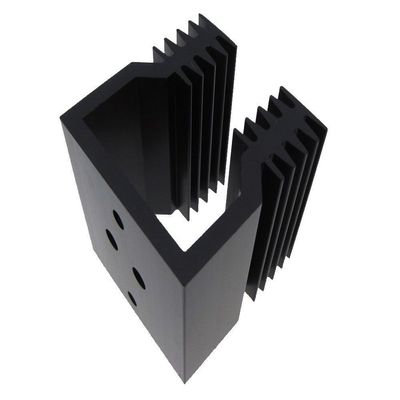 454446mm Aluminum Heat Sink - Black