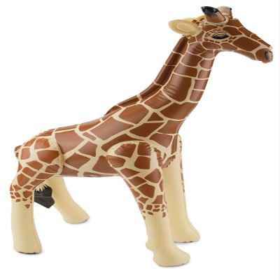 Folat 20272 Inflatable Giraffe Yellow, One Size Fits Most